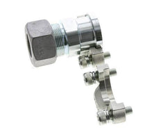 1-1/4'' SAE Flange 3000 PSI Steel with 30S (M42x2) ISO 6162-1