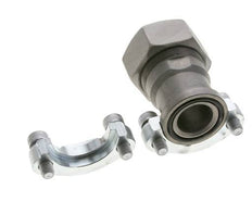 1-1/4'' SAE Flange 3000 PSI Steel with 38S (M52x2) ISO 6162-1