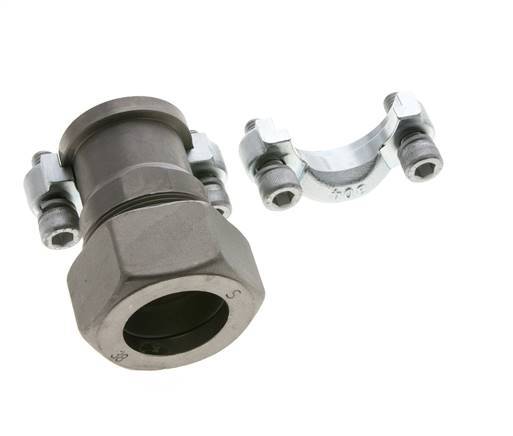 1-1/4'' SAE Flange 3000 PSI Steel with 38S (M52x2) ISO 6162-1