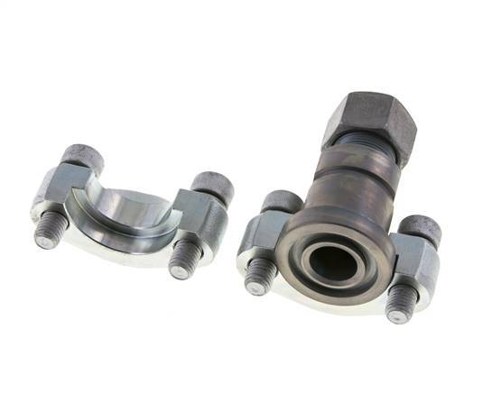 3/4'' SAE Flange 6000 PSI Steel with 16S (M24x1.5) ISO 6162-2