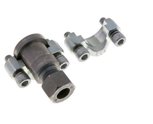 3/4'' SAE Flange 6000 PSI Steel with 16S (M24x1.5) ISO 6162-2