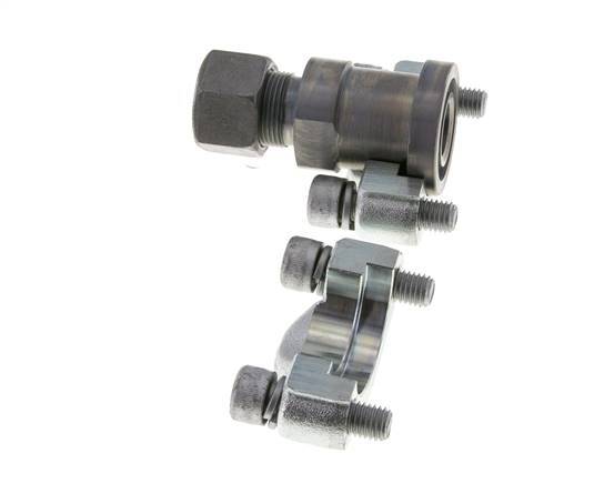 3/4'' SAE Flange 6000 PSI Steel with 16S (M24x1.5) ISO 6162-2