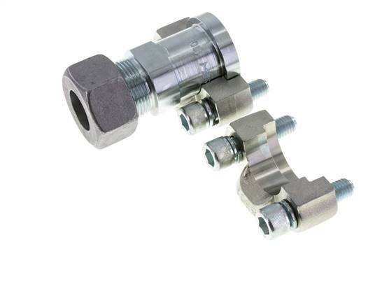 1'' SAE Flange 6000 PSI Steel with 25S (M36x2) ISO 6162-2
