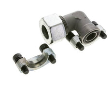 3/4'' Elbow SAE Flange 3000 PSI Steel with 25S (M36x2) ISO 6162-1