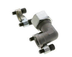 3/4'' Elbow SAE Flange 3000 PSI Steel with 25S (M36x2) ISO 6162-1