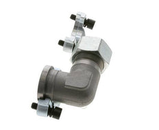 1-1/4'' Elbow SAE Flange 3000 PSI Steel with 30S (M42x2) ISO 6162-1