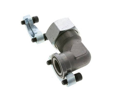1-1/4'' Elbow SAE Flange 3000 PSI Steel with 38S (M52x2) ISO 6162-1