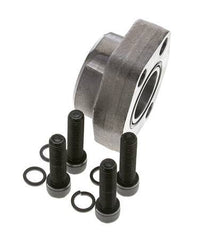 1-1/2'' SAE Flange 3000 PSI Plain Steel with G1-1/2'' Female Threads ISO 6162-1