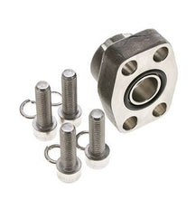 3/4'' SAE Flange 3000 PSI Stainless Steel with G3/4'' Female Threads ISO 6162-1