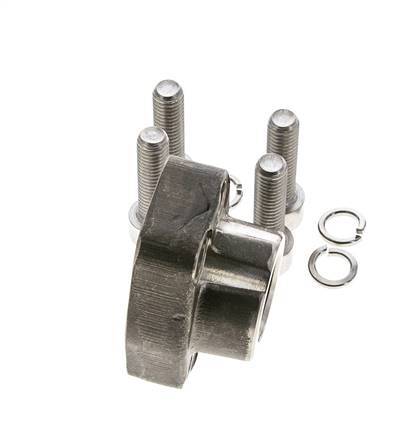 3/4'' SAE Flange 3000 PSI Stainless Steel with G3/4'' Female Threads ISO 6162-1