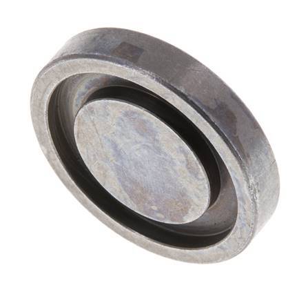 3/4'' SAE Blind Plate 3000 PSI Steel ISO 6162