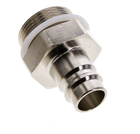 Nickel-plated Brass DN 19 Air Coupling Plug G 1 1/4 inch Male