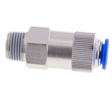 Push-In Check Valve 12mm & R1/2'' Male Aluminum 0.2-10bar (3-145psi) Hose-Thread