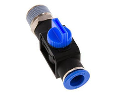 3/2-Way Shut-Off Hand Valve 12 mm - R1/2'' Plastic/Brass Tube-side venting