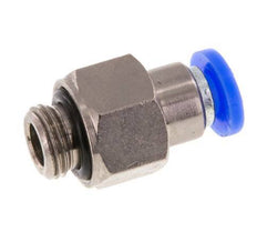 Push-In Fitting 4mm & G1/8'' Male Auto Shut-Off Brass/PBT 0-10bar (0-145psi) [2 Pieces]