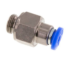 Push-In Fitting 4mm & G1/8'' Male Auto Shut-Off Brass/PBT 0-10bar (0-145psi) [2 Pieces]