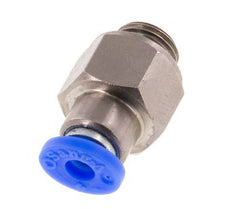 Push-In Fitting 4mm & G1/8'' Male Auto Shut-Off Brass/PBT 0-10bar (0-145psi) [2 Pieces]