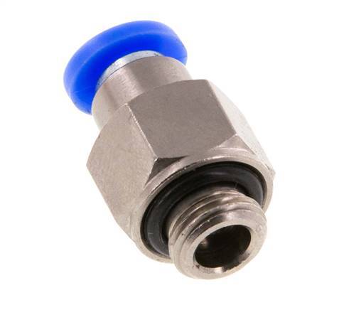Push-In Fitting 4mm & G1/8'' Male Auto Shut-Off Brass/PBT 0-10bar (0-145psi) [2 Pieces]