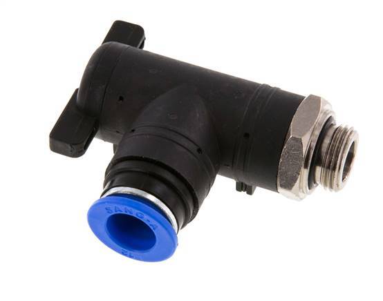 2-Way Elbow Ball Valve 12 mm - G3/8'' Plastic/Brass