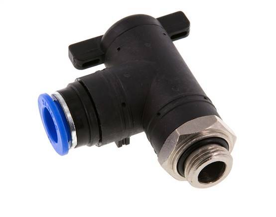 2-Way Elbow Ball Valve 12 mm - G3/8'' Plastic/Brass