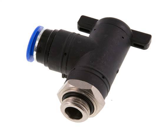 2-Way Elbow Ball Valve 12 mm - G3/8'' Plastic/Brass