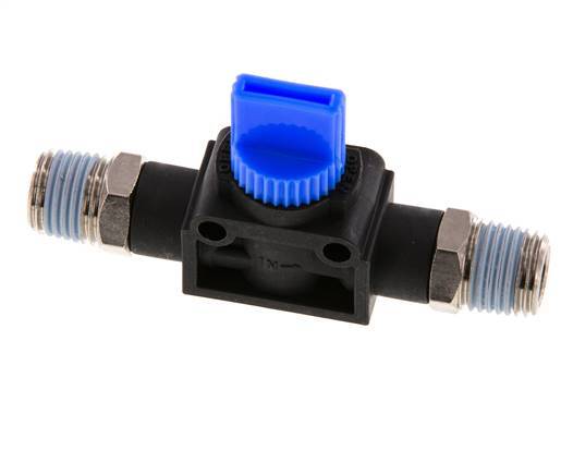 3/2-Way Shut-Off Hand Valve R1/4'' Plastic/Brass