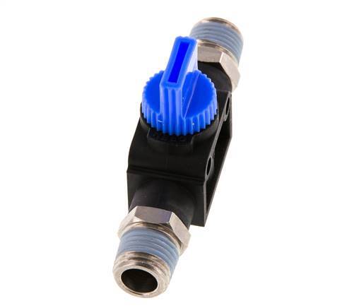 3/2-Way Shut-Off Hand Valve R1/4'' Plastic/Brass