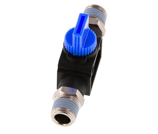 3/2-Way Shut-Off Hand Valve R1/4'' Plastic/Brass
