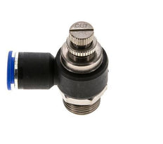 Flow Control Silencer Meter-Out Elbow 12 mm - G1/2'' Brass/PA 66