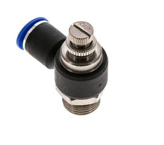 Flow Control Silencer Meter-Out Elbow 12 mm - G1/2'' Brass/PA 66