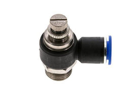 Flow Control Silencer Meter-Out Elbow 12 mm - G1/2'' Brass/PA 66