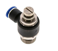 Flow Control Silencer Meter-Out Elbow 10 mm - G1/2'' Brass/PA 66