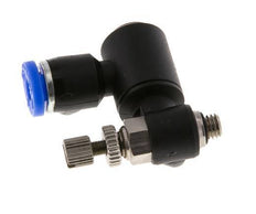 Flow Control Silencer Meter-Out Rotatable 4 mm - M5 Brass/PA 66