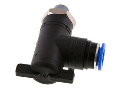2-Way Elbow Ball Valve 12 mm - R1/4'' Plastic/Brass