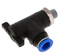 2-Way Elbow Ball Valve 12 mm - R1/4'' Plastic/Brass
