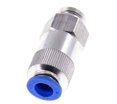 Push-In Check Valve 12mm & G1/2'' Male Aluminum 0.2-10bar (3-145psi) Thread-Hose