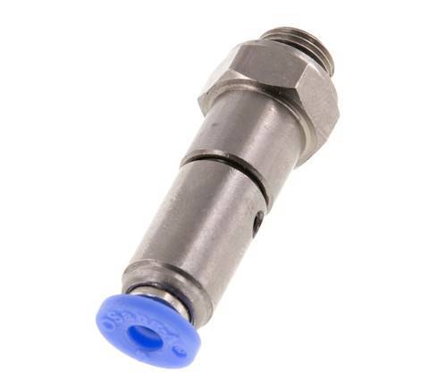 4mm & G1/8'' Quick Swivel Joint Push-In-Male Threads Nickel-Plated Brass/PBT NBR Rotatable