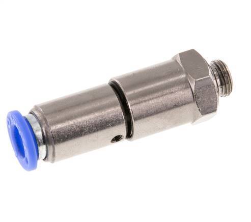 8mm & G1/8'' Quick Swivel Joint Push-In-Male Threads Nickel-Plated Brass/PBT NBR Rotatable