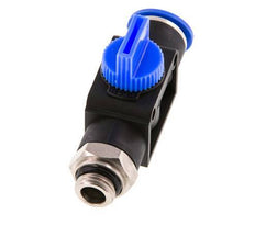 3/2-Way Shut-Off Hand Valve 12 mm - G1/4'' Plastic/Brass Thread-side venting