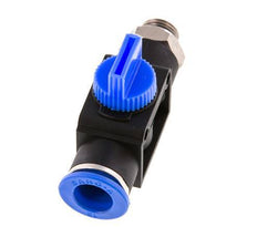 3/2-Way Shut-Off Hand Valve 12 mm - G1/4'' Plastic/Brass Thread-side venting