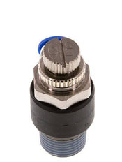 Flow Control Silencer Meter-Out Elbow 6 mm - R3/8'' Brass/PA 66