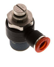 Flow Control Silencer Meter-In Elbow 10 mm - R1/2'' Brass/PA 66