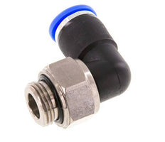10mm & G3/8'' Elbow Swivel Joint Push-In-Male Threads Nickel-Plated Brass/PBT NBR Rotatable
