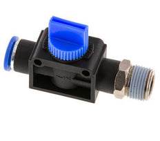 3/2-Way Shut-Off Hand Valve 10 mm - R3/8'' Plastic/Brass Tube-side venting