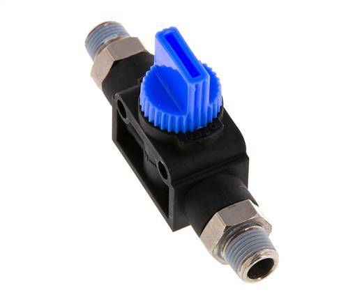 3/2-Way Shut-Off Hand Valve R1/8'' Plastic/Brass