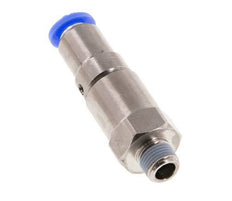 6mm & R1/8'' Quick Swivel Joint Push-In-Male Threads Nickel-Plated Brass/PBT NBR Rotatable