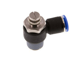 Flow Control Silencer Meter-Out Elbow 12 mm - R1/2'' Brass/PA 66