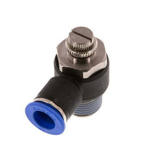 Flow Control Silencer Meter-Out Elbow 12 mm - R1/2'' Brass/PA 66