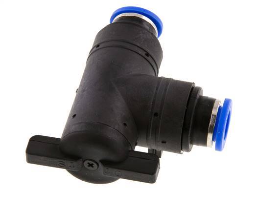 2-Way Elbow Ball Valve 10 mm Plastic/Brass