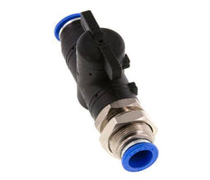 2-Way Straight Ball Valve 12 mm Plastic/Brass Bulkhead